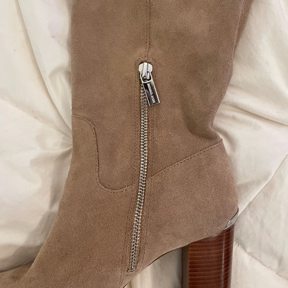 Suede Michael Kors Regina Boot in Beige 8 - Picture 7 of 11